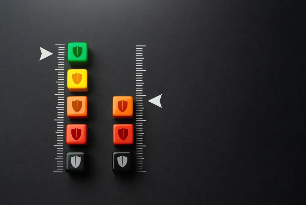 AI Lead matching concept using green through read mesaurements