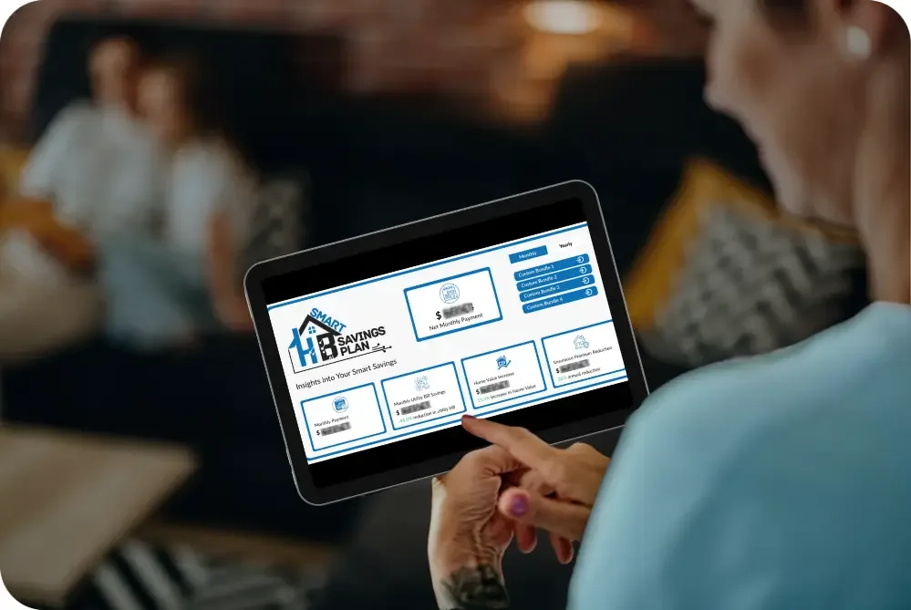 screenshot from a consumers smart savings plan